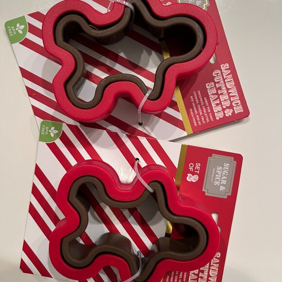 Sandwich Cutter & Sealer  /‎ Cookie Cutters (2 packs / 2  per pack) NEW. (h/x) - Picture 5 of 7